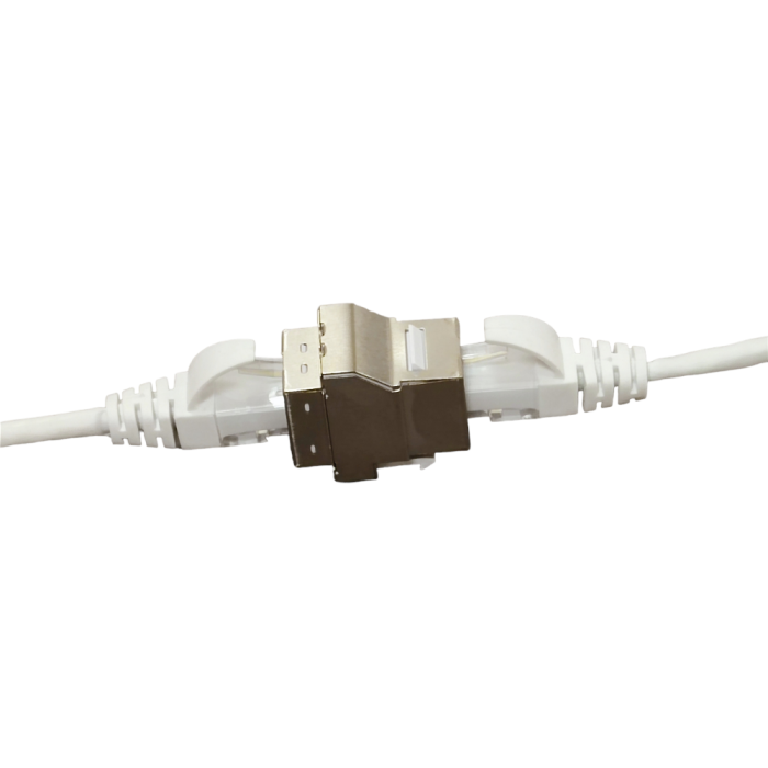 Соединитель витой пары экранированный, Keystone, кат. 6, под коннекторы RJ-45