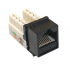 Модуль KeyStone RJ45 UTP, кат.6, 110, Slim, W-16,6 мм, черный.