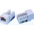 Модуль KeyStone RJ45 UTP, кат. 6, 110, Slim, W - 16.6 мм, белый, под ключ