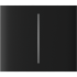 Ajax CenterButton (2-gang) vertical [55] ASP black кнопка