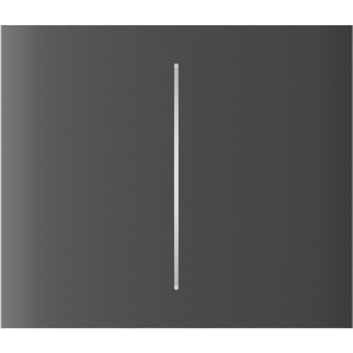 Ajax CenterButton (2-gang) vertical [55] ASP grey кнопка