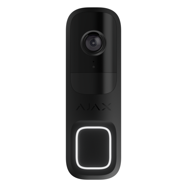 Ajax Doorbell (8EU) ASP black відеодзвінок
