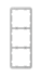 Ajax Frame (3 seats) vertical [55] ASP рамка