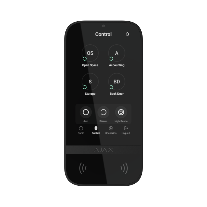 Ajax KeyPad TouchScreen (8EU) ASP black клавіатур