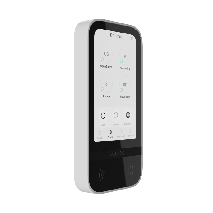 Ajax KeyPad TouchScreen (8EU) ASP white клавіатура
