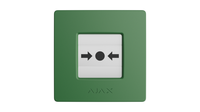 Ajax Manual Call Point (Green) (8EU) ASP ручний сповіщувач