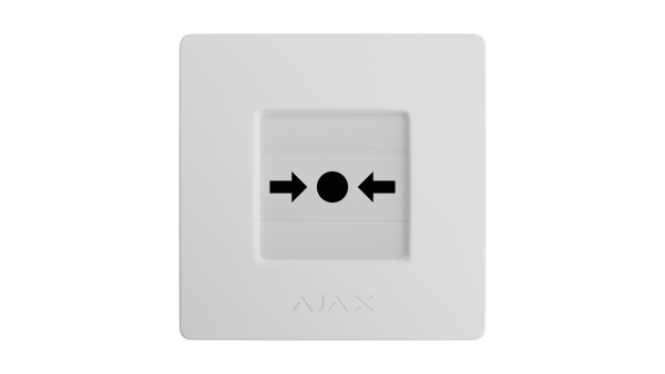 Ajax Manual Call Point (White) (8EU) ASP ручний сповіщувач