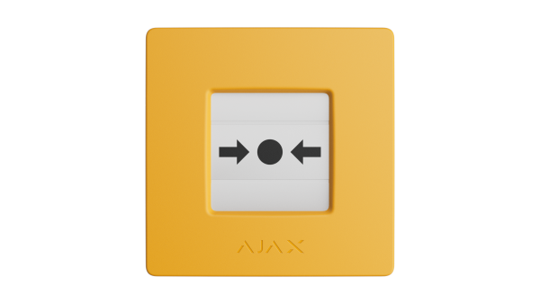 Ajax Manual Call Point (Yellow) (8EU) ASP ручний сповіщувач