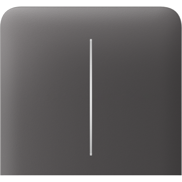 Ajax SideButton (2-gang) vertical [55] ASP grey кнопка