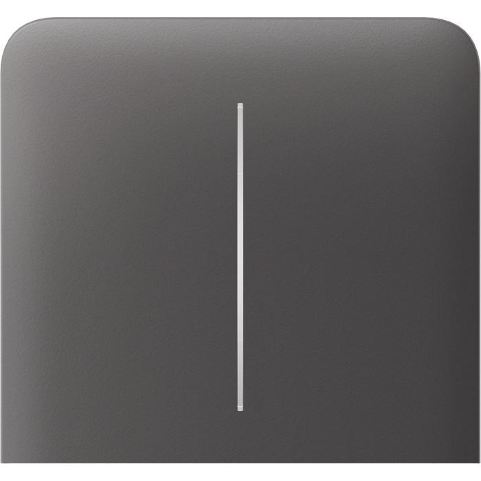 Ajax SideButton (2-gang) vertical [55] ASP grey кнопка