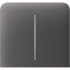 Ajax SideButton (2-gang) vertical [55] ASP grey кнопка