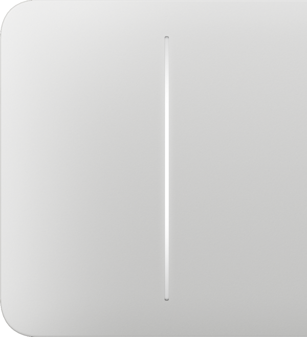 Ajax SideButton (2-gang) [55] white кнопка