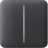 Ajax SoloButton (2-gang) [55] graphite кнопка