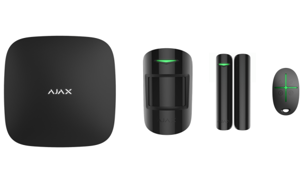 Ajax StarterKit Plus (8EU) UA black комплект охоронної сигналізації