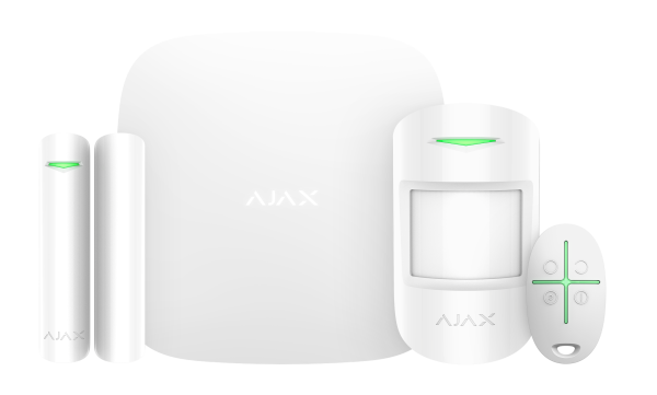 Ajax StarterKit 2 (8EU) UA white комплект охоронної сигналізації