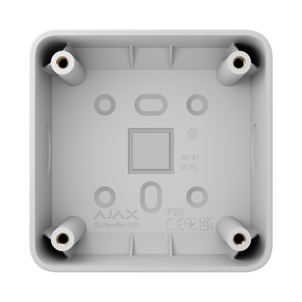 Ajax SurfaceMounting box [55] ASP white монтажна коробка