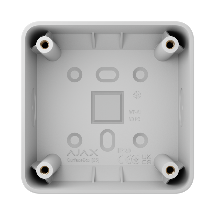 Ajax SurfaceMounting box [55] ASP white монтажна коробка