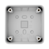 Ajax SurfaceMounting box [55] ASP white монтажна коробка