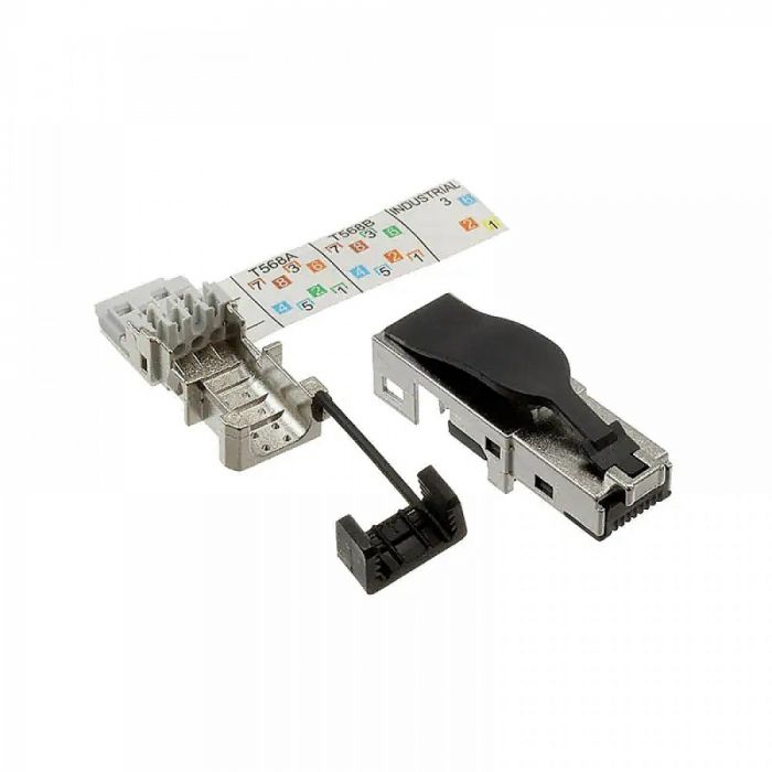 RJ45 - 8/8 коннектор, экранированный, 10GBase-T, Corning