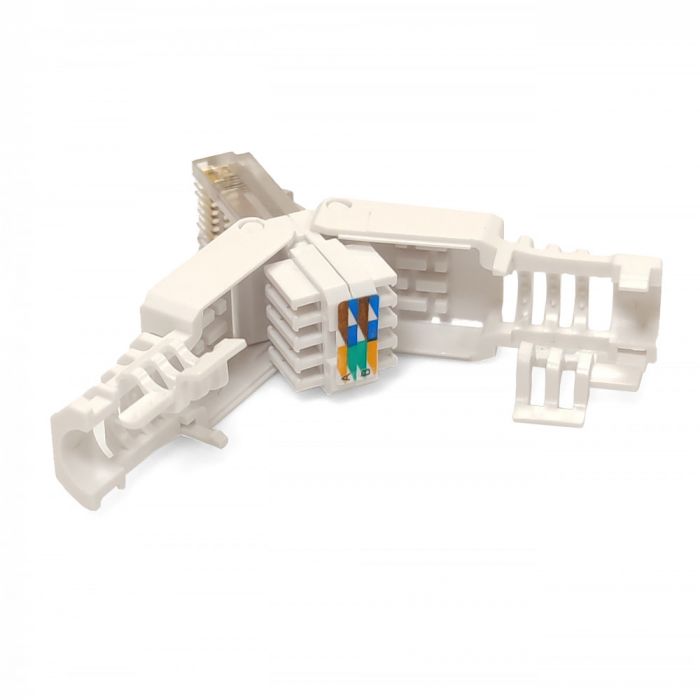Коннектор RJ45 UTP кат. 6, неэкранированный, безинструментальный