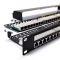 Патч-панель 19" 1U STP 48xRJ-45 Dual IDC type, кат. 5e, Kingda