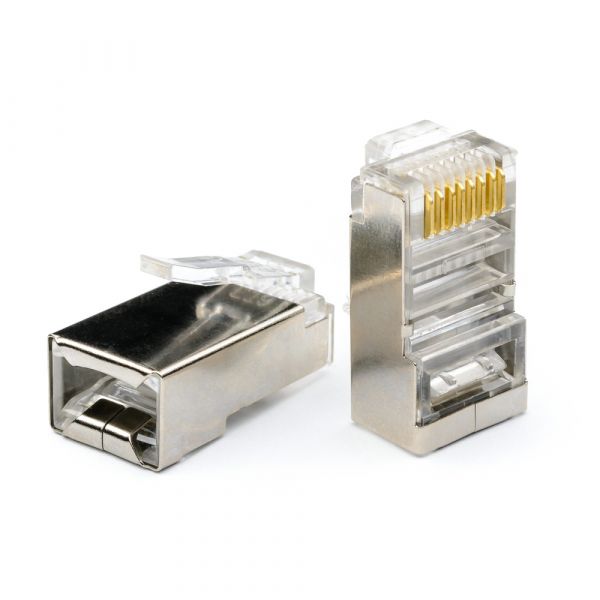 Коннектор RJ45 кат. 5е, экранированный