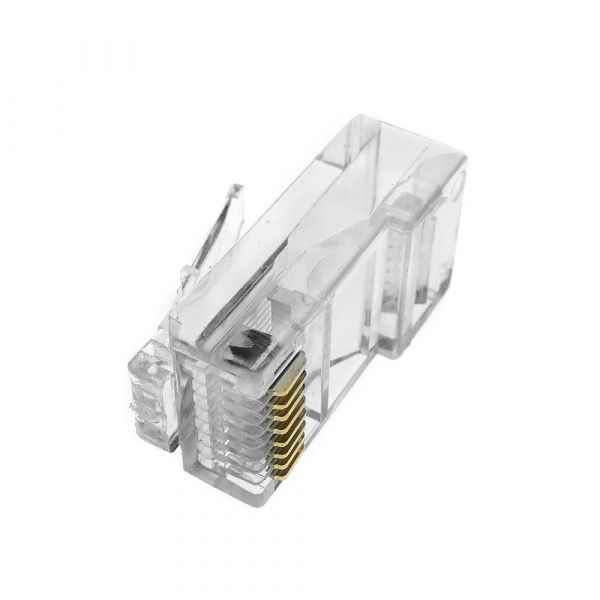 Коннектор RJ45 кат. 5е, неэкранированный.