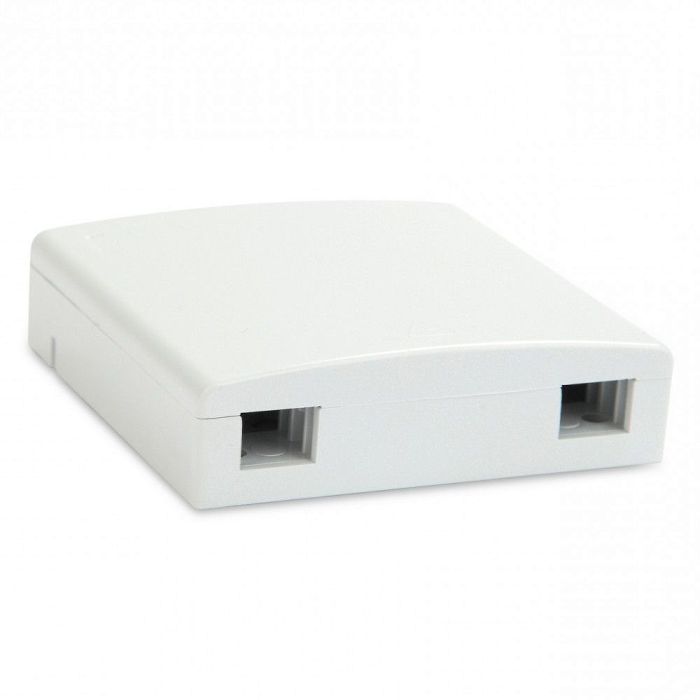 Абонентская розетка FTTH, для 2xSC simplex/LC duplex белая