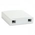 Абонентська розетка FTTH, для 2xSC simplex/ LC duplex біла